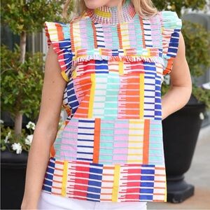 THML Tortuga Blouse, Medium